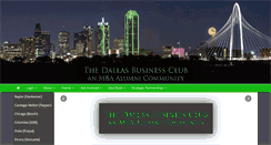 Desktop Screenshot of dallasbusinessclub.com